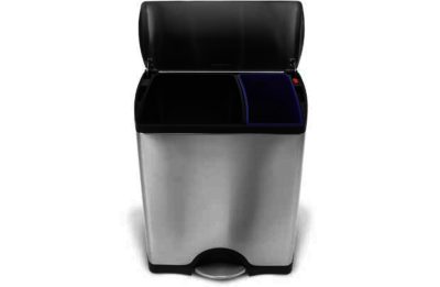 simplehuman - 46L Fingerprint Proof Rectangular Recycle Bin simplehuman - 46L Fingerprint Proof Rectangular Recycle Bin